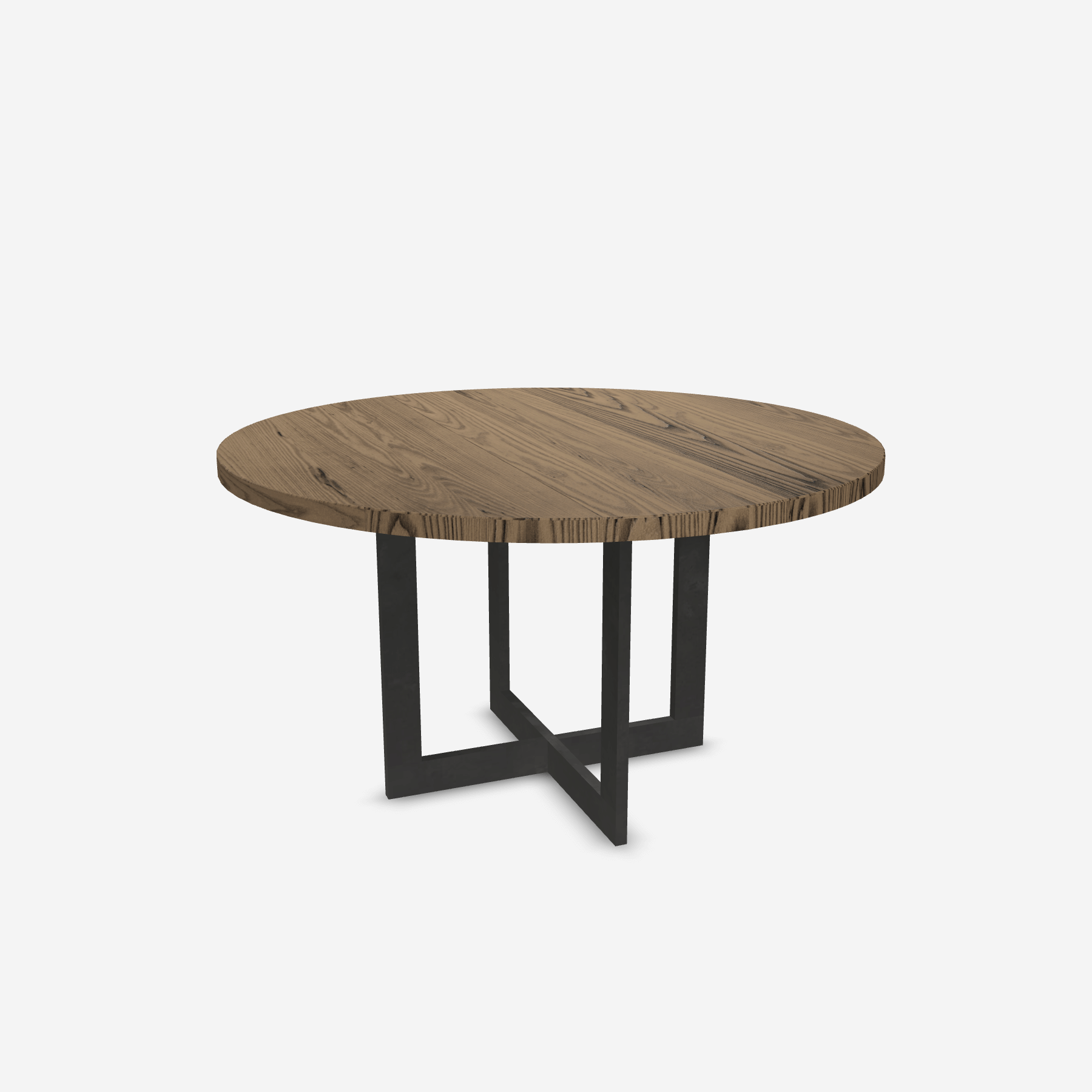 Isla Sleek Round Wood Table - Lamon Luther